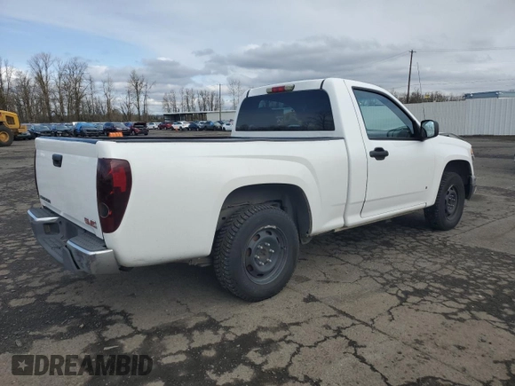 2006 GMC Canyon Work Truck with VIN 1GTCS146368275755, listed as a Copart auction lot 48718695 with 56,292 mi miles and Salvage Title. Bid and sale history available at carsss.com. Image 3.