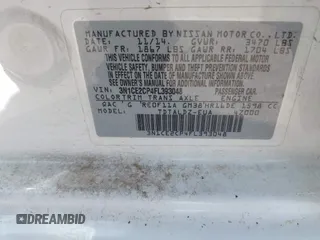 2015 Nissan Note SV с VIN 3N1CE2CP4FL393048, выставлен на аукционе IAAI как лот 42182222 с пробегом 120 121 миль миль и . История ставок и продаж доступна на DreamBid. Изображение 9.