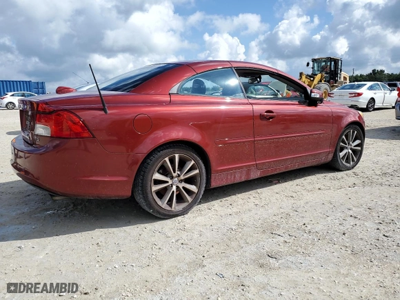 2011 Volvo C70 with VIN YV1672MC2BJ119617, listed as a Copart auction lot 73770074 with 0 mi miles and Salvage Title. Bid and sale history available at carsss.com. Image 3.