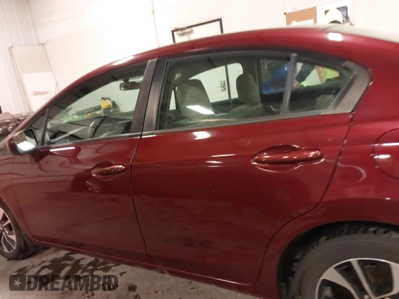 2015 Honda Civic EX with VIN 2HGFB2F84FH566245, listed as a IAAI auction lot 41603522 with 105,467 mi miles and . Bid and sale history available at carsss.com. Image 14.
