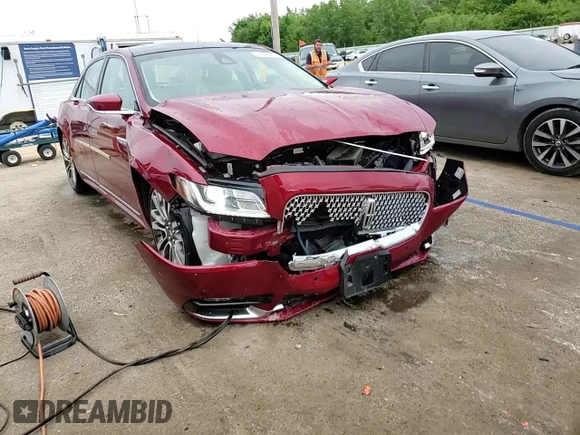 2017 Lincoln Continental Reserve z VIN 1LN6L9NC7H5602929, wystawiony jako Copart lot #57678775 z przebiegiem 24 827 mil mil oraz Szkoda całkowita • Salvage title. Historia ofert i sprzedaży dostępna na DreamBid. Obrazek 13.