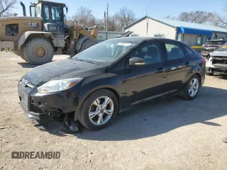 2014 Ford Focus SE with VIN 1FADP3F20EL182320, listed as a Copart auction lot 48985215 with 102,201 mi miles and Salvage Title. Bid and sale history available at carsss.com. Image 1.
