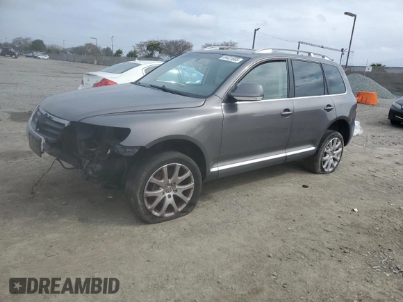 2010 Volkswagen Touareg VR6 with VIN WVGBF7A98AD002467, listed as a Copart auction lot 49431605 with Not Provided miles and Salvage Title. Bid and sale history available at DreamBid. Image 1.