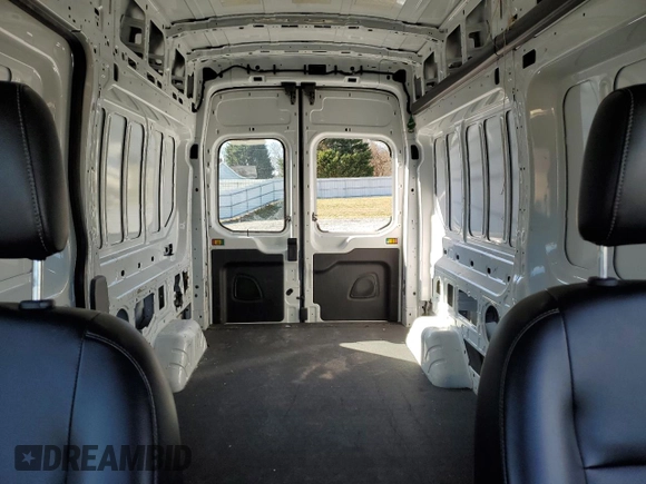 2021 Ford Transit Cargo with VIN 1FTBR1X81MKA31994, listed as a Copart auction lot 45523885 with 151,001 mi miles and Clean Title. Bid and sale history available at DreamBid. Image 10.
