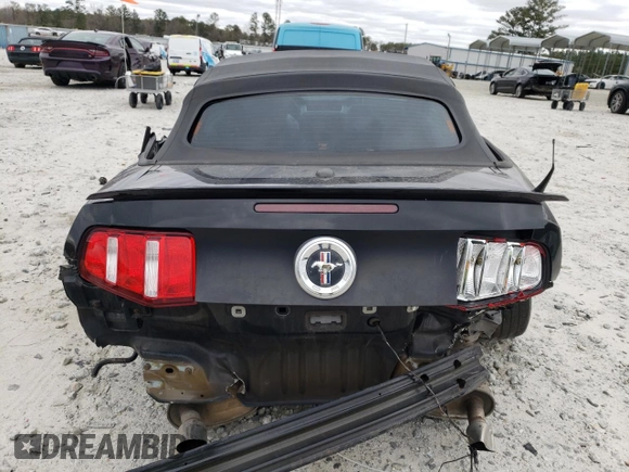 2012 Ford Mustang V6 with VIN 1ZVBP8EM3C5274926, listed as a Copart auction lot 50174495 with 138,712 mi miles and Non Repairable. Bid and sale history available at carsss.com. Image 6.