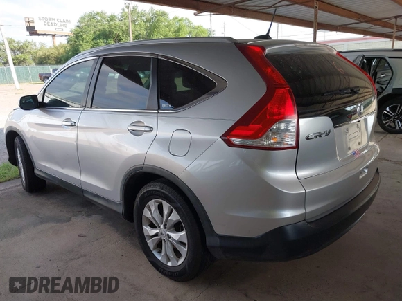 2012 Honda CR-V EX-L with VIN 2HKRM3H71CH510928, listed as a IAAI auction lot 41939648 with 134,042 mi miles. Bid and sale history available at carsss.com. Image 3.