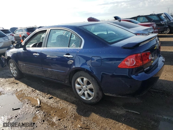 2008 Kia Optima LX with VIN KNAGE123285239090, listed as a Copart auction lot 51044935 with 113,934 mi miles and Salvage Title. Bid and sale history available at carsss.com. Image 2.