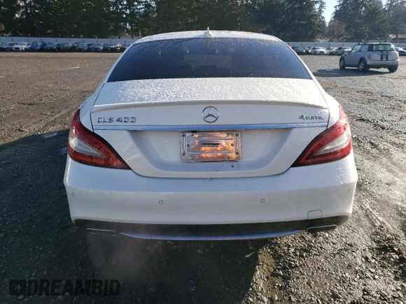 2015 Mercedes-Benz CLS 400 with VIN WDDLJ6HB7FA136587, listed as a Copart auction lot 43651315 with 55,164 mi miles and Salvage title. Bid and sale history available at DreamBid. Image 6.