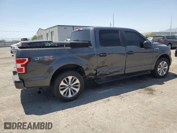 2018 Ford F-150 XL with VIN 1FTEW1CG6JKF80184, listed as a Copart auction lot 62591095 with 60,929 mi miles and Salvage title. Bid and sale history available at DreamBid. Image 3.