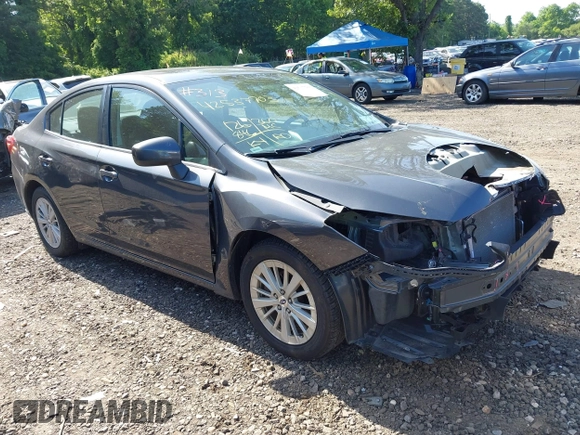 2018 Subaru Impreza Premium with VIN 4S3GKAB68J3600376, listed as a IAAI auction lot 42537703 with 126,846 mi miles and . Bid and sale history available at DreamBid. Image 1.