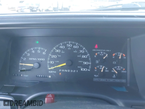 1997 Chevrolet Tahoe z VIN 1GNEK13R4VJ418974, wystawiony jako IAAI lot #41560411 z przebiegiem 198 170 mil mil oraz . Historia ofert i sprzedaży dostępna na DreamBid. Obrazek 7.