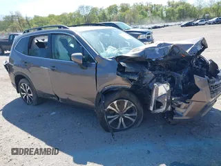 2023 Subaru Forester Limited with VIN JF2SKANC0PH548072, listed as a IAAI auction lot 42148382 with 22,315 mi miles and . Bid and sale history available at DreamBid. Image 1.