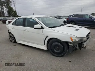 2011 Mitsubishi Lancer Evolution GSR with VIN JA32W8FV1BU029204, listed as a Copart auction lot 43207865 with 173,345 mi miles and Salvage Title. Bid and sale history available at carsss.com. Image 4.