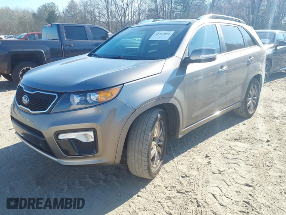 2012 Kia Sorento SX with VIN 5XYKW4A25CG196627, listed as a IAAI auction lot 41717846 with 219,194 mi miles. Bid and sale history available at carsss.com. Image 2.