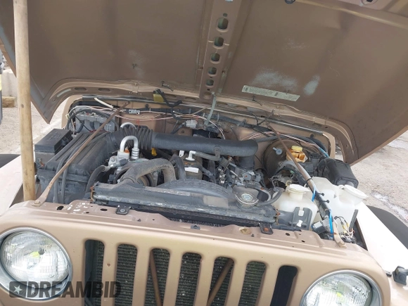 1999 Jeep Wrangler Sahara with VIN 1J4FY49S6XP437964, listed as a IAAI auction lot 41947995 with 118,566 mi miles. Bid and sale history available at carsss.com. Image 10.