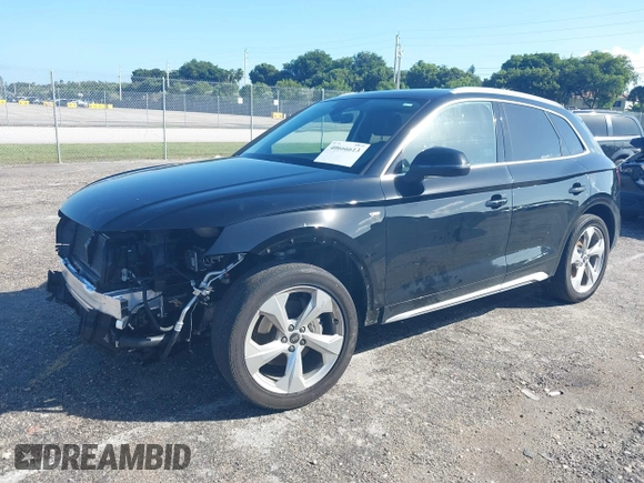 2023 Audi Q5 S line Premium Plus z VIN WA1EAAFY5P2128250, wystawiony jako IAAI lot #40666613 z przebiegiem 27 940 mil mil oraz . Historia ofert i sprzedaży dostępna na DreamBid. Obrazek 18.