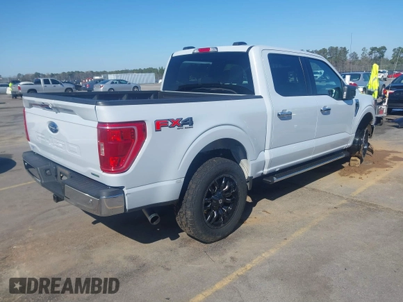 2021 Ford F-150 XL with VIN 1FTFW1E84MKD19960, listed as a IAAI auction lot 41734606 with 48,141 mi miles. Bid and sale history available at carsss.com. Image 4.