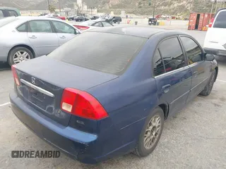 2001 Honda Civic EX with VIN 2HGES26711H573732, listed as a IAAI auction lot 42039934 with 1 mi miles. Bid and sale history available at carsss.com. Image 4.