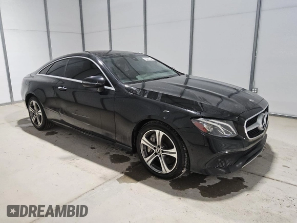 2018 Mercedes-Benz E 400 with VIN WDD1J6GB3JF015611, listed as a Copart auction lot 57523915 with 85,889 mi miles and Clean title. Bid and sale history available at DreamBid. Image 4.