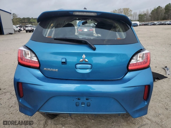 2024 Mitsubishi Mirage ES with VIN ML32AUHJ4RH017671, listed as a Copart auction lot 51605485 with 14010 miles and Non Repairable. Bid and sale history available at carsss.com. Image 6.