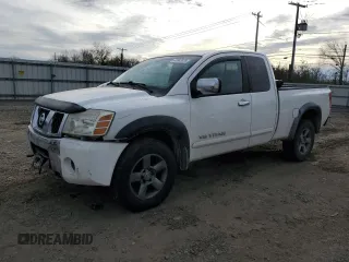 2005 Nissan Titan SE with VIN 1N6AA06B95N507187, listed as a Copart auction lot 43903335 with 146,806 mi miles and Salvage title. Bid and sale history available at DreamBid. Image 1.