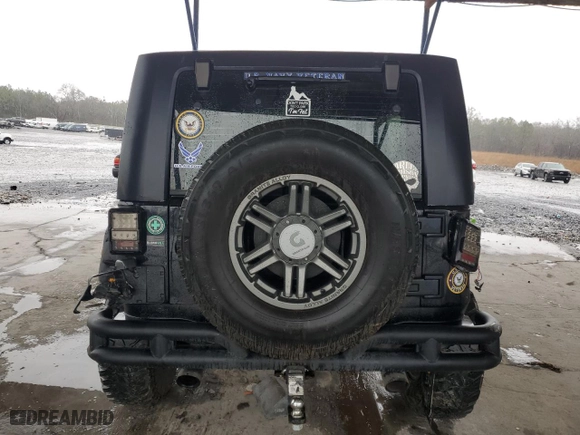 2007 Jeep Wrangler Unlimited X with VIN 1J4GA39187L116820, listed as a Copart auction lot 44930995 with 157,855 mi miles and Salvage Title. Bid and sale history available at carsss.com. Image 6.