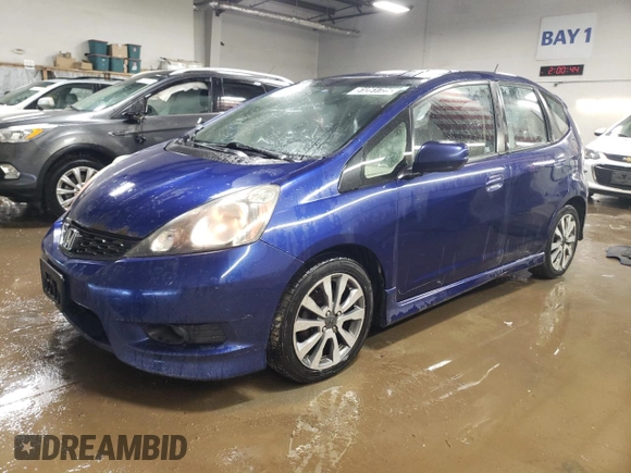 2012 Honda Fit Sport with VIN JHMGE8H57CC025445, listed as a Copart auction lot 51251725 with 257,138 mi miles and Clean Title. Bid and sale history available at carsss.com. Image 1.