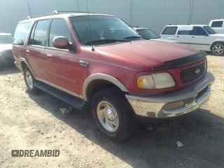 1998 Ford Expedition XLT z VIN 1FMPU18L3WLB34785, wystawiony jako IAAI lot #42295133 z przebiegiem 268 819 mil mil oraz . Historia ofert i sprzedaży dostępna na DreamBid. Obrazek 1.