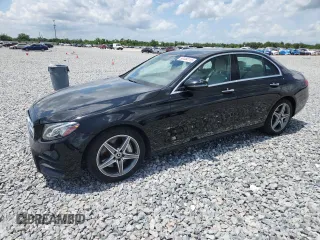 2018 Mercedes-Benz E 300 with VIN WDDZF4JB7JA409658, listed as a Copart auction lot 58444115 with 69,061 mi miles and Salvage title. Bid and sale history available at DreamBid. Image 1.
