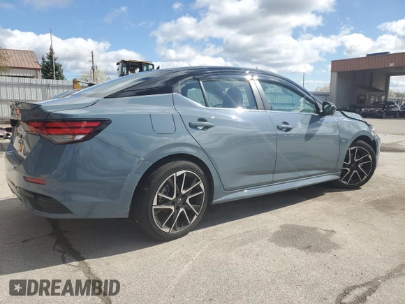 2024 Nissan Sentra SR with VIN 3N1AB8DV4RY279834, listed as a Copart auction lot 53889455 with 5,901 mi miles and Salvage title. Bid and sale history available at DreamBid. Image 3.