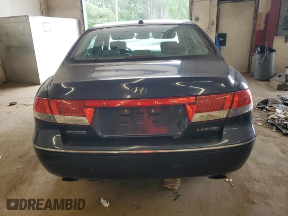 2007 Hyundai Azera SE with VIN KMHFC46F07A195652, listed as a Copart auction lot 62134205 with 149,510 mi miles and Salvage title. Bid and sale history available at DreamBid. Image 6.