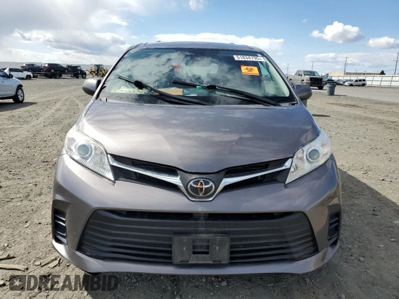 2019 Toyota Sienna LE Auto Access Seat with VIN 5TDKZ3DC8KS007735, listed as a Copart auction lot 51834795 with Not Provided miles and Salvage Title. Bid and sale history available at DreamBid. Image 5.