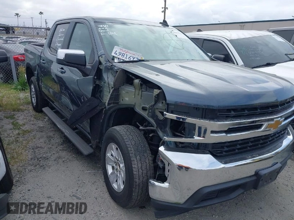 2020 Chevrolet Silverado 1500 LT with VIN 3GCPWCEK0LG313736, listed as a IAAI auction lot 41895111 with 36,636 mi miles. Bid and sale history available at carsss.com. Image 1.