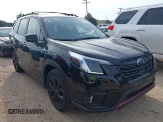 2023 Subaru Forester Special Sports with VIN JF2SKAJC1PH498353, listed as a IAAI auction lot 42281271 with 34,404 mi miles and . Bid and sale history available at DreamBid. Image 1.