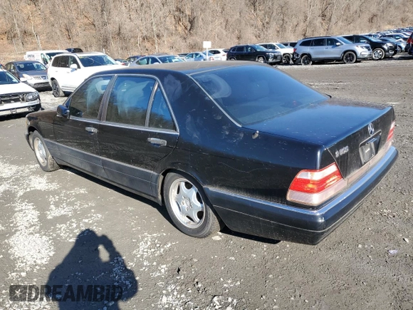 1998 Mercedes-Benz S-Class with VIN WDBGA51G9WA389890, listed as a Copart auction lot 49000145 with 0 mi miles and Clean Title. Bid and sale history available at carsss.com. Image 2.