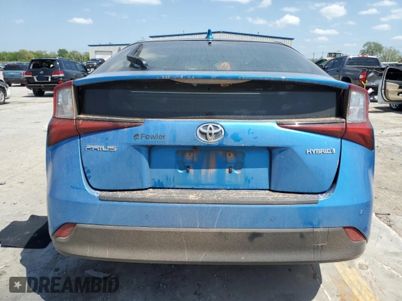 2020 Toyota Prius L Eco z VIN JTDKARFU3L3125646, wystawiony jako Copart lot #52942245 z przebiegiem 104 999 mil mil oraz Szkoda całkowita • Salvage title. Historia ofert i sprzedaży dostępna na DreamBid. Obrazek 6.