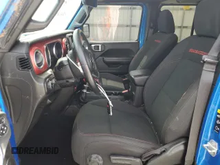 2021 Jeep Wrangler Unlimited Rubicon with VIN 1C4JJXFM7MW794325, listed as a Copart auction lot 54525315 with 43,826 mi miles and Salvage title. Bid and sale history available at DreamBid. Image 7.