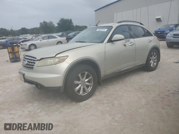 2008 Infiniti FX35 with VIN JNRAS08U98X103412, listed as a Copart auction lot 78632914 with 246,838 mi miles and Salvage Title. Bid and sale history available at carsss.com. Image 1.