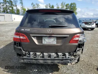 2015 Mercedes-Benz M 350 with VIN 4JGDA5JB9FA553014, listed as a Copart auction lot 55325335 with 122,313 mi miles and Salvage Title. Bid and sale history available at DreamBid. Image 6.