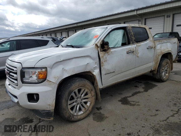 2016 GMC Canyon 4WD SLT z VIN 1GTG6DE35G1371344, wystawiony jako Copart lot #49954915 z przebiegiem 106 345 mil mil oraz Szkody całkowita. Historia ofert i sprzedaży dostępna na DreamBid. Obrazek 1.