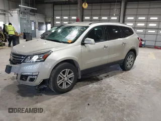 2015 Chevrolet Traverse LT with VIN 1GNKRHKDXFJ194964, listed as a IAAI auction lot 41728795 with 167,760 mi miles and . Bid and sale history available at DreamBid. Image 2.