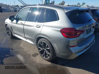 2020 BMW X3 M Competition with VIN 5YMTS0C03LLA57759, listed as a IAAI auction lot 41126676 with 31,969 mi miles. Bid and sale history available at carsss.com. Image 3.