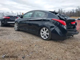 2012 Hyundai Elantra GLS with VIN 5NPDH4AE3CH117106, listed as a IAAI auction lot 41741753 with 65,813 mi miles. Bid and sale history available at carsss.com. Image 3.