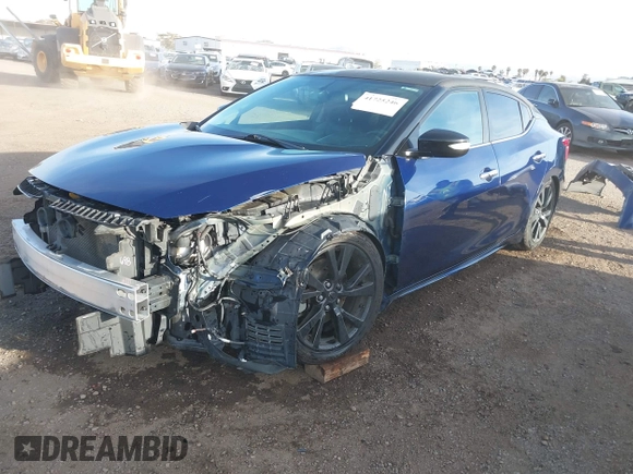 2017 Nissan Maxima SR with VIN 1N4AA6AP8HC412862, listed as a IAAI auction lot 41725246 with 154,483 mi miles and . Bid and sale history available at DreamBid. Image 18.