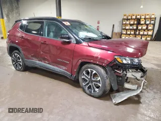 2022 Jeep Compass Limited с VIN 3C4NJDCB0NT180307, выставлен на аукционе Copart как лот 58328815 с пробегом Не указан миль и Чистый • Clean title. История ставок и продаж доступна на DreamBid. Изображение 4.