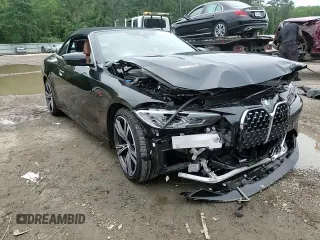 2023 BMW 4 Series 430i z VIN WBA23AT03PCL59608, wystawiony jako Copart lot #54354705 z przebiegiem Nie podano mil oraz Szkoda całkowita • Salvage title. Historia ofert i sprzedaży dostępna na DreamBid. Obrazek 13.