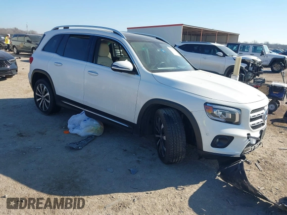 2022 Mercedes-Benz GLB 250 с VIN W1N4M4GB7NW259912, выставлен на аукционе IAAI как лот 41662630 с пробегом 56 466 миль миль и . История ставок и продаж доступна на DreamBid. Изображение 1.