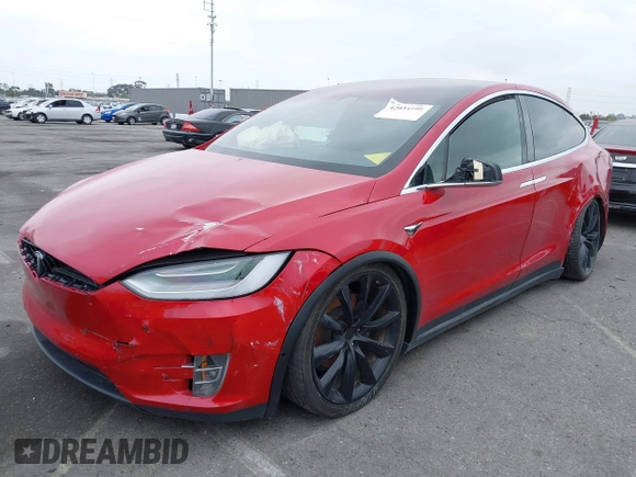2021 Tesla Model X Long Range Plus with VIN 5YJXCBE24MF324376, listed as a IAAI auction lot 42034108 with Not Provided miles and . Bid and sale history available at carsss.com. Image 20.