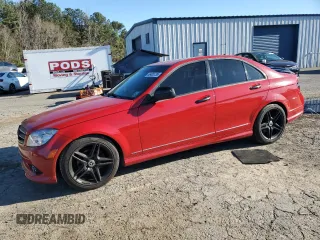2009 Mercedes-Benz C-Class 3.0L Sport with VIN WDDGF54X49R062582, listed as a Copart auction lot 46405735 with 181,083 mi miles and Salvage Title. Bid and sale history available at carsss.com. Image 1.