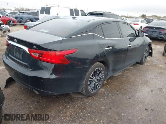2016 Nissan Maxima S with VIN 1N4AA6AP9GC435386, listed as a IAAI auction lot 41697357 with 101,631 mi miles and . Bid and sale history available at DreamBid. Image 4.